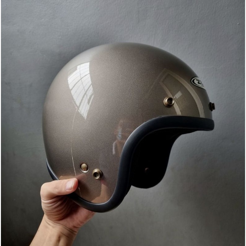 ZEUS ZS 385C DARK SILVER GLOSSY RETRO