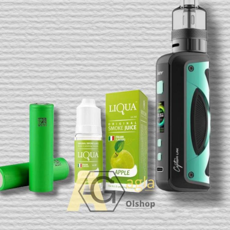 New elektronik kecil lainnya COD Model Keren.. TERBARU VAPOORR IJOY CAPTAIN 100W LINK KIT ORIGINAL SATU SET AMR Jaya22