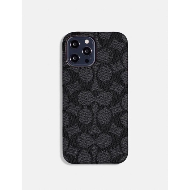 Iphone 13 Pro Max Case In Signature Canvas Coach Original