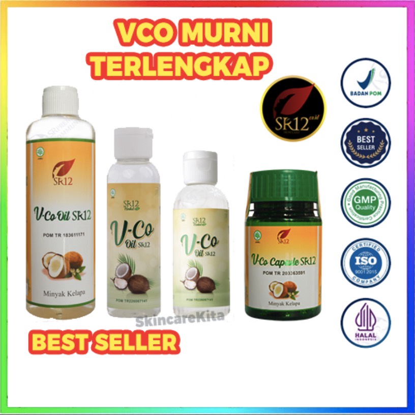 IMUN BOOSTER VCO MINYAK KELAPA MURNI SR12 / VICO VIRGIN COCONUT OIL 60ml / 100ml / 250ml / 60 Kapsul