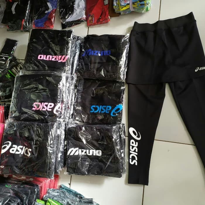 Legging Rok voli wanita rok leging olahraga celana voli wanita