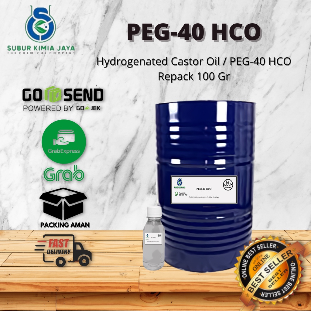 

PEG 40 HCO Clariant 100 gr / Hydrogenated Castor Oil Premium