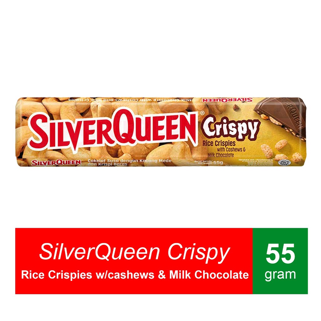 SilverQueen 4 Variant Rasa Ukuran Besar 58 gram PROMO!! HALAL