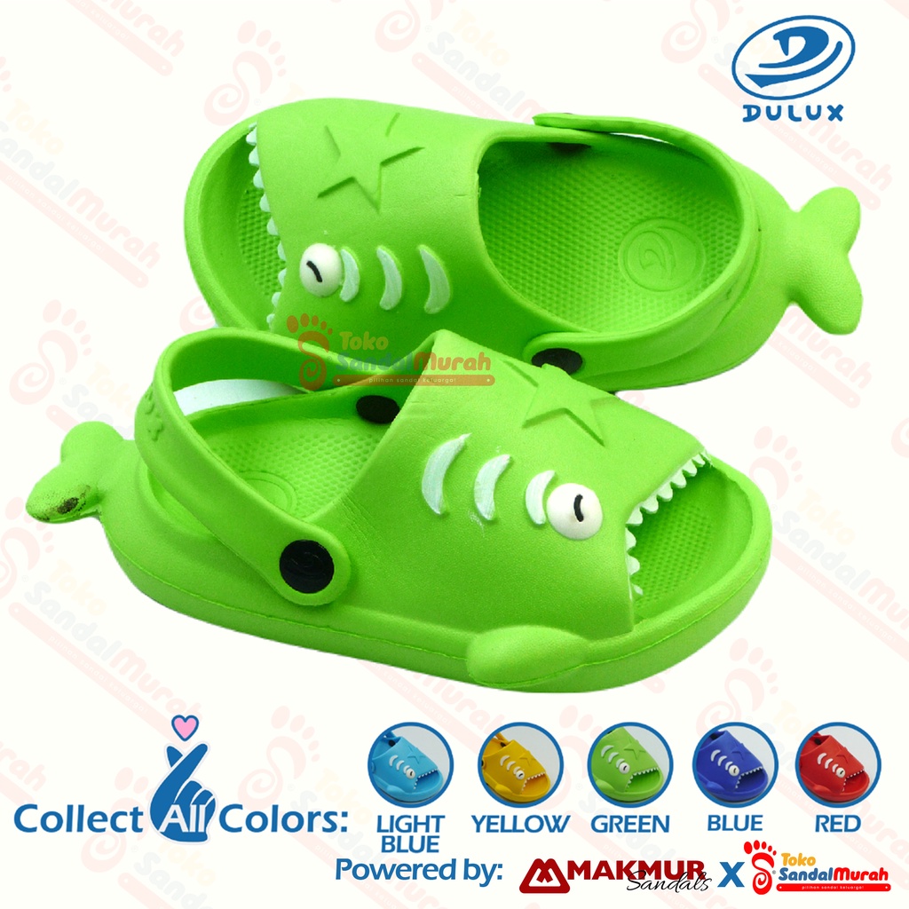 Toko Sendal Murah - Sandal Anak Unik Uk 20-25/ Sandal Anak Karakter Ikan / Sandal Anak Empuk / Sandal Anak Rumahan / Sandal Anak Bermain / Sandal Anak Slop Anti Slip / [Toko Sendal Murah Kids M 371 E ]