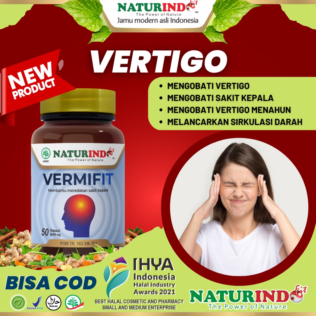 Jual Obat Vertigo Sakit Kepala Migrain Herbal Alami Ampuh Obat Vertigo