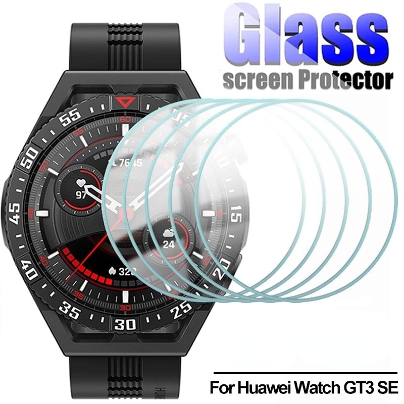 Film Anti Gores Transparan Untuk Menonton GT3 SE HD Film Pelindung Bening Untuk Smart Watch Tempered Glass Pelindung Layar Untuk Huawei Watch GT3 SE Full Cover Watch Tempered Glass SE SE