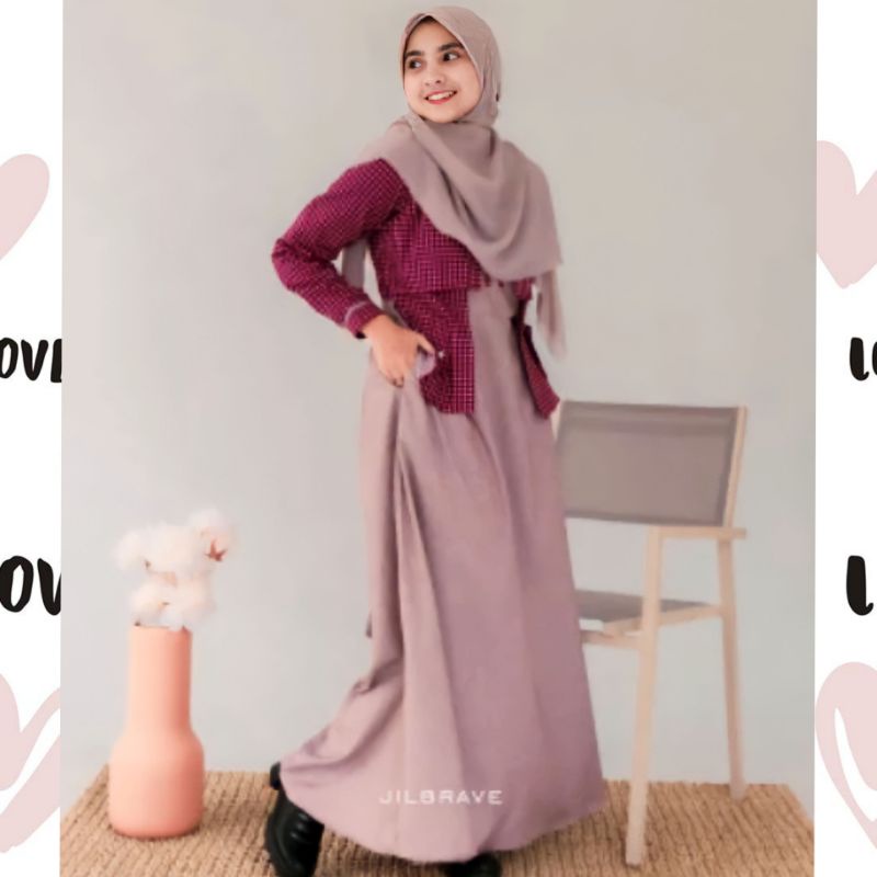 Preloved gamis Haifa dress by Jilbrave size M