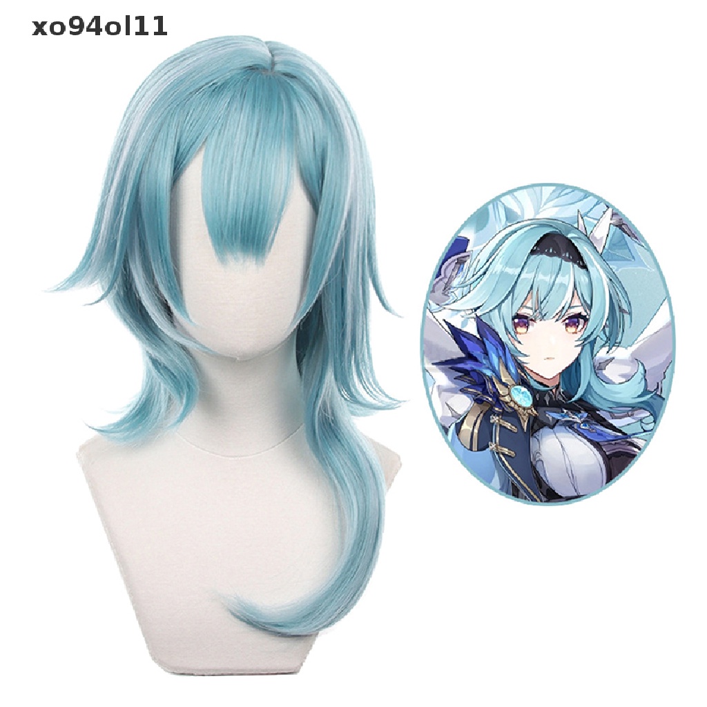 Wig Rambut Sintetis Cosplay XO Game Genshin Impact Venti Keqing Barbara OL