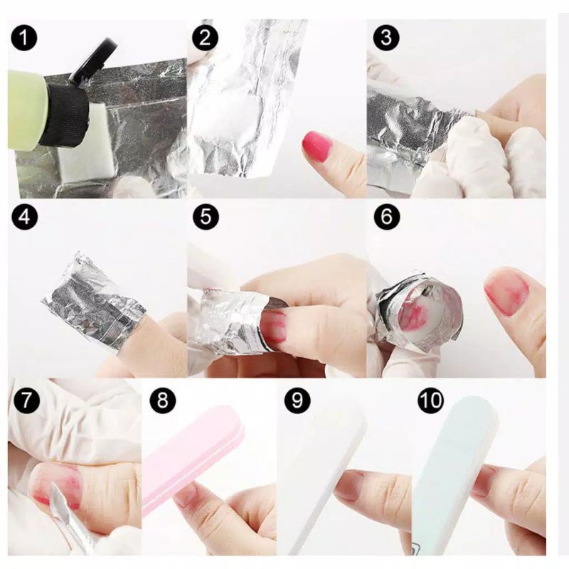 Rosalind Magic Remover Penghapus Nail Gel, Nail Polish Remover, Brush Restorer, Nail Surface Cleanser/Aseton / Pembersih Kutek Gel / Pembersih Cat Kuku/Gel Polish Remover