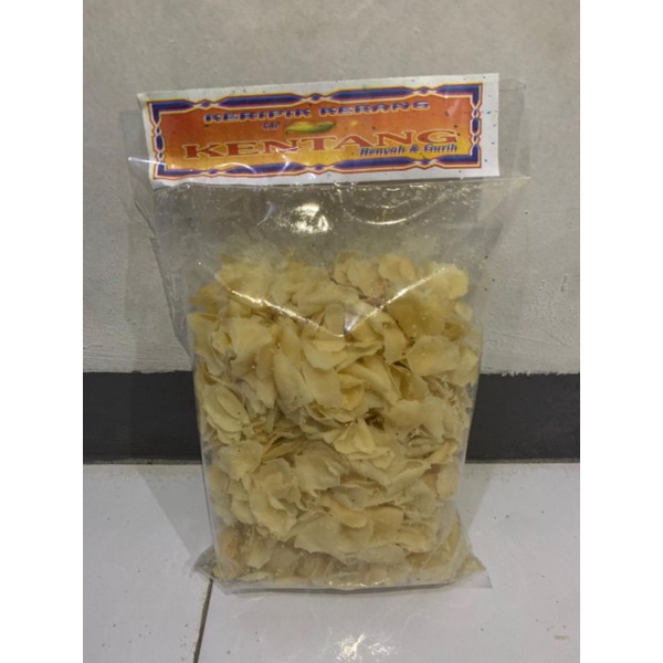 

keripik kerang renyah dan gurih keripik kerang cap kentang 250 gram