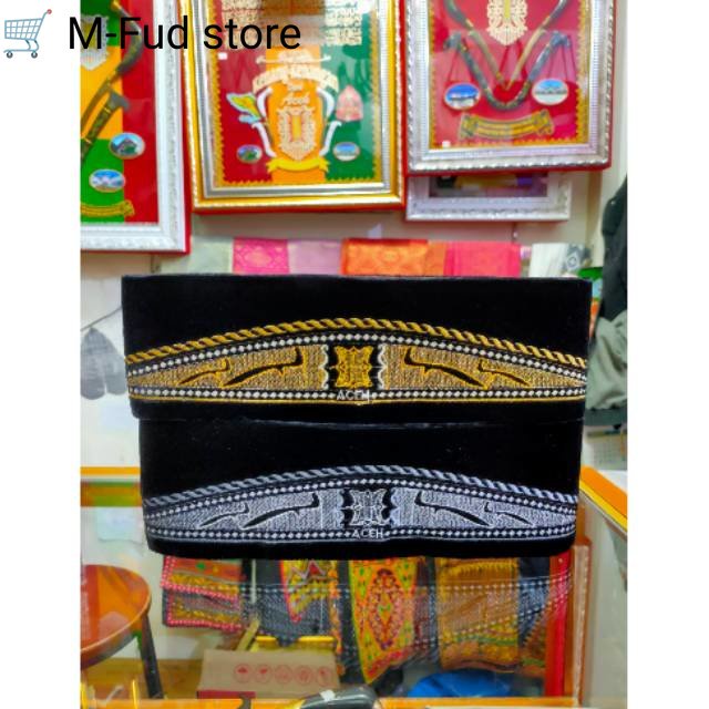 PECI MOTIF RENCONG PINTU ACEH/SONGKOK ACEH/PECI ACEH KHAS ACEH