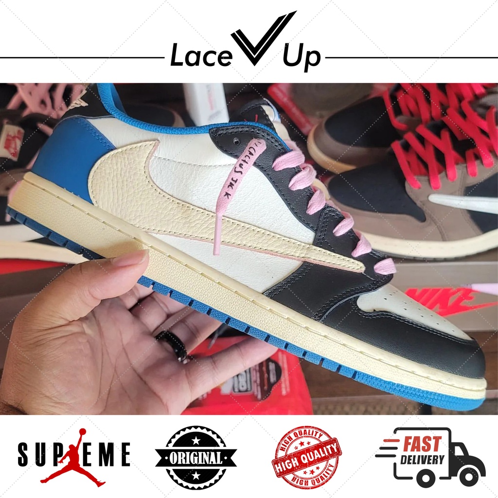 Tali Sepatu Travis Scott Cactus Jack | AJ, Dunk