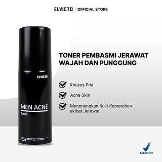 PAKET MEN ACNE | BRIGHTENING SERUM | MEN ACNE TONER