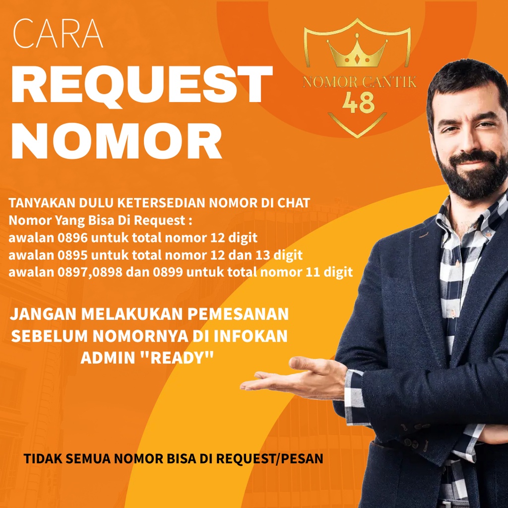 Request Nomor Khusus Nomor Tri (Desain Sendiri)