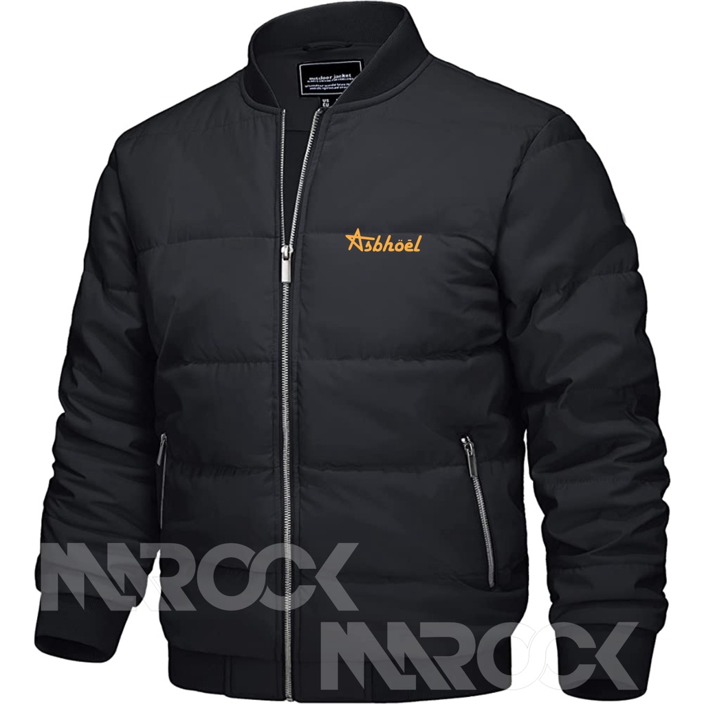 Jaket Bomber Asbhoel  - Jaket Bomber Pria Parasut Waterproof Outdoor