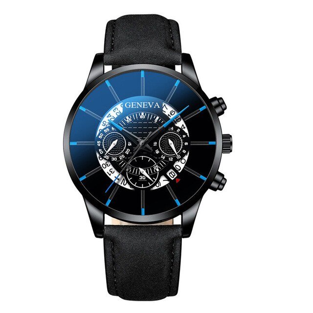 ✅COD KUMA Jam Tangan Pria Geneva Chrono Stainless GKC
