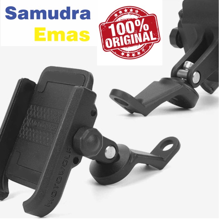 Motowolf Holder Hp Mirrorside Spion Holder Sepeda Motor Nmac Pcx Adv