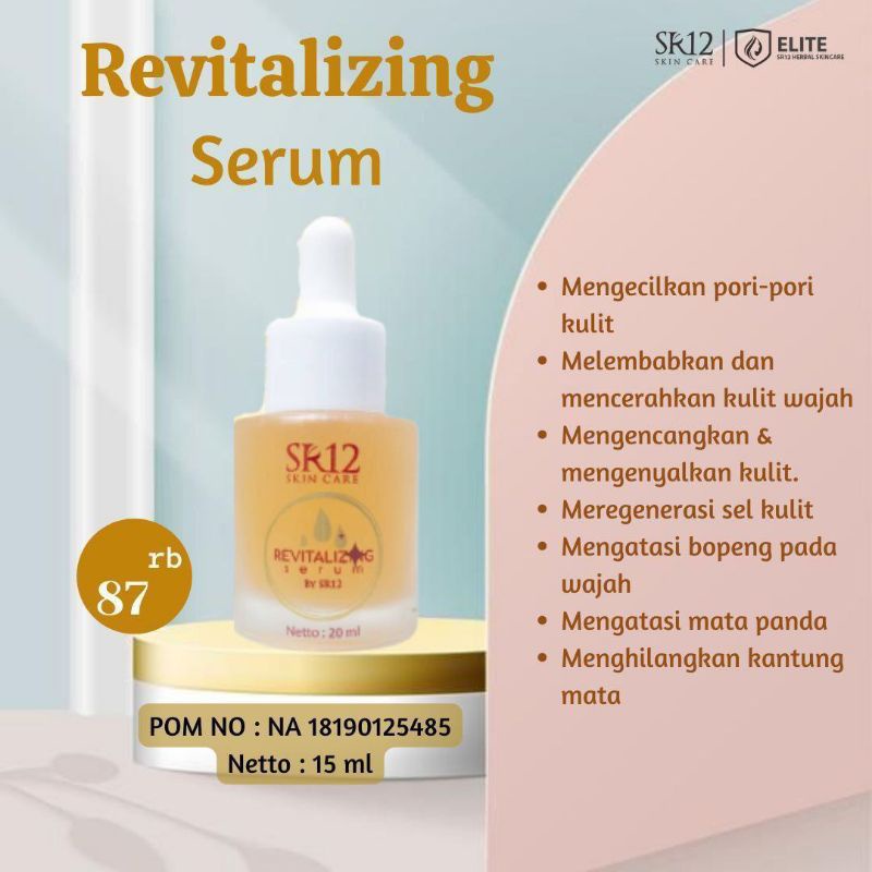 Revitalizing Serum SR12 - revitalizing serum sr12 15ml