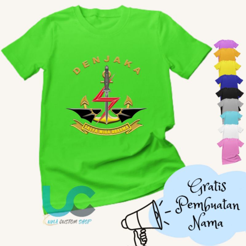 Kaos Anak TNI Denjaka | Baju Anak TNI Denjaka | Kaos Anak Sablon | Kaos Anak Custom Terbaru (FREE NA