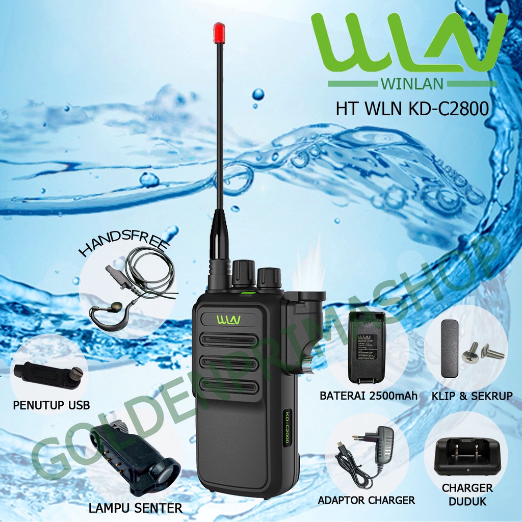 HT WINLAN WLN KD-C2800 WATERPROOF POWER 5WATT