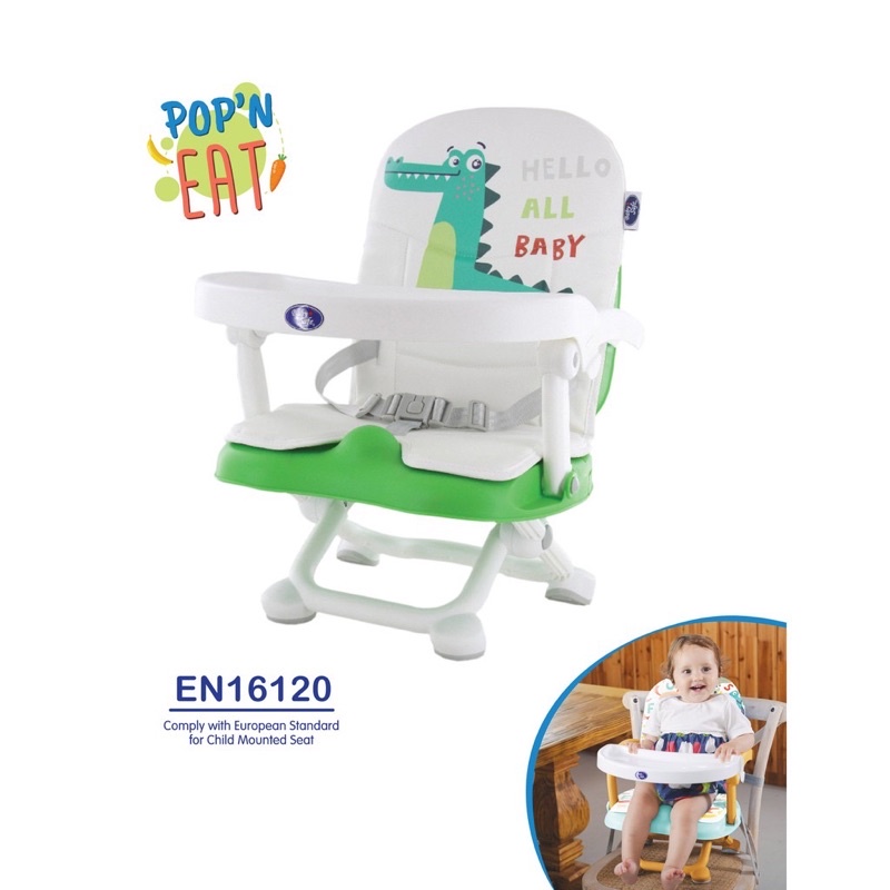 Baby safe pop and eat booster seat BO02 - kursi makan bayi