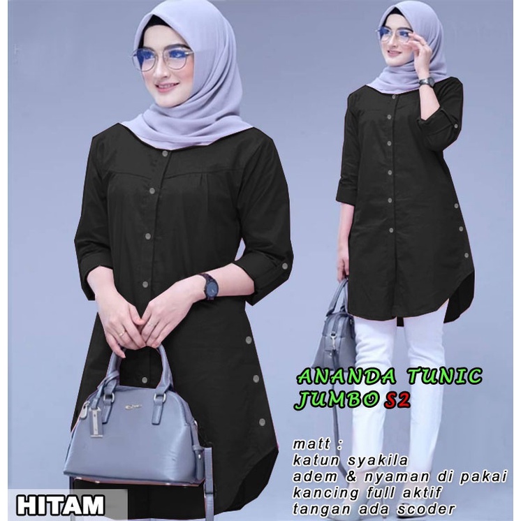 CTN Baju tunik ANANDA S2 bahan katun best seller