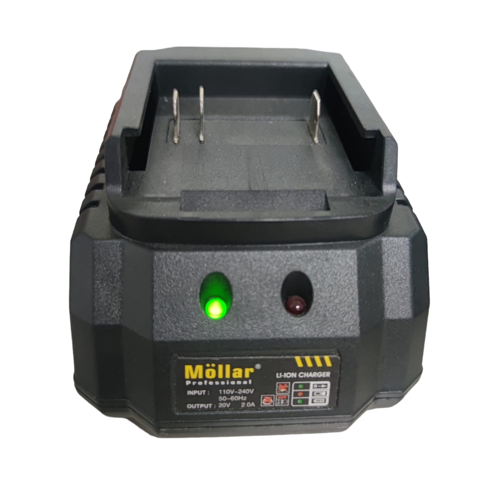 MOLLAR ORIGINAL BATERAI 4AH DAN CHARGER