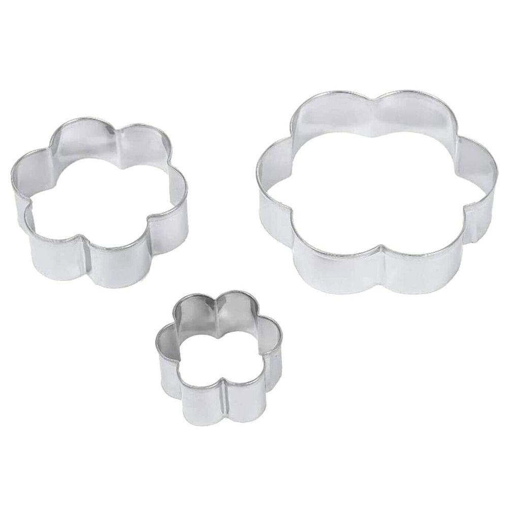 Cookie Cutter Nanas Set Alat Dapur Kue Kering Baking Star Flower Stainless Steel