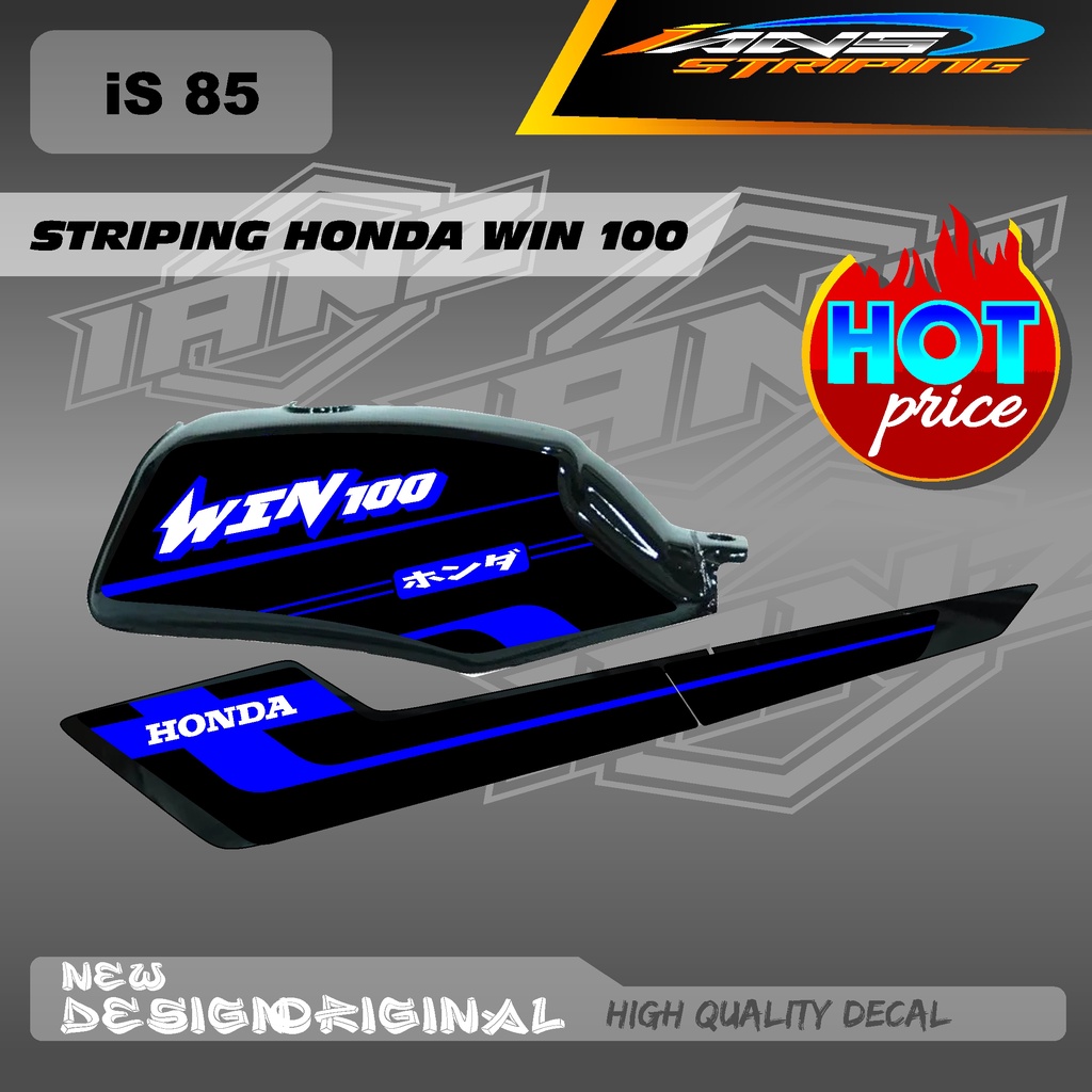 NEW STRIPING WIN100 TANGKI BODY / STIKER LIST WIN100 HOLOGRAM / NON HOLOGRAM IS85