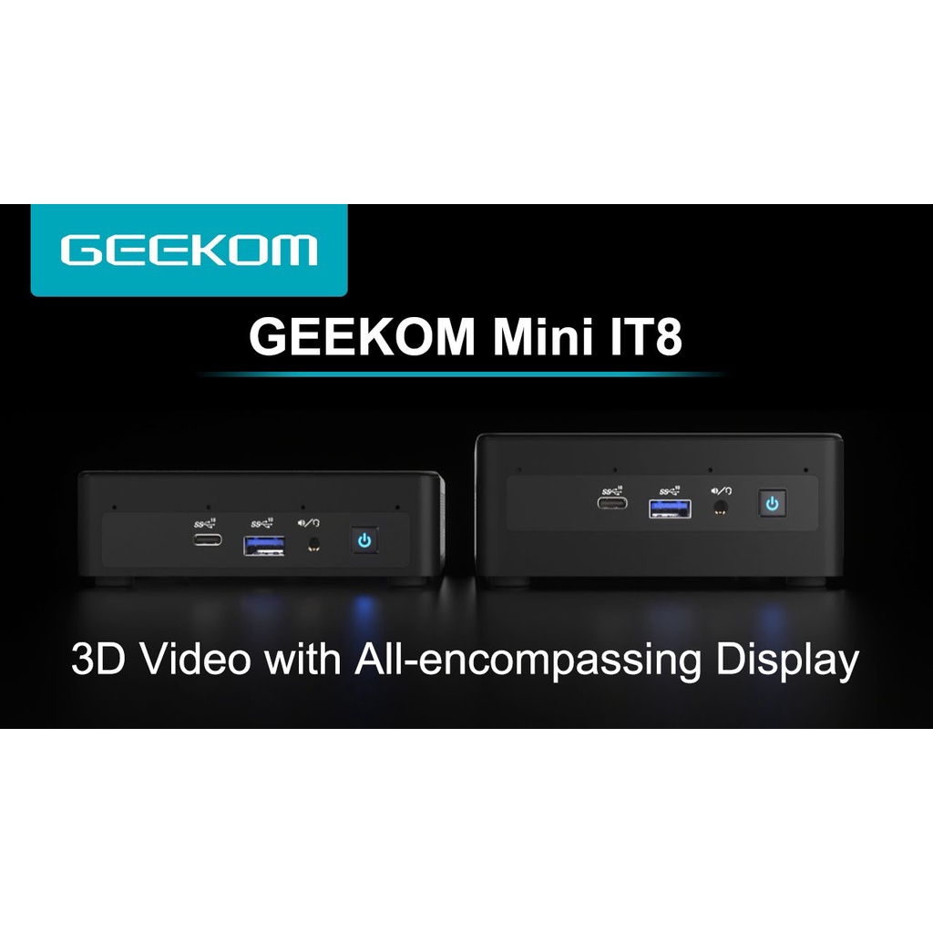 Mini PC Geekom Mini IT8 SE with Intel i3-8109U/8GB/256SSD/WIN11PRO