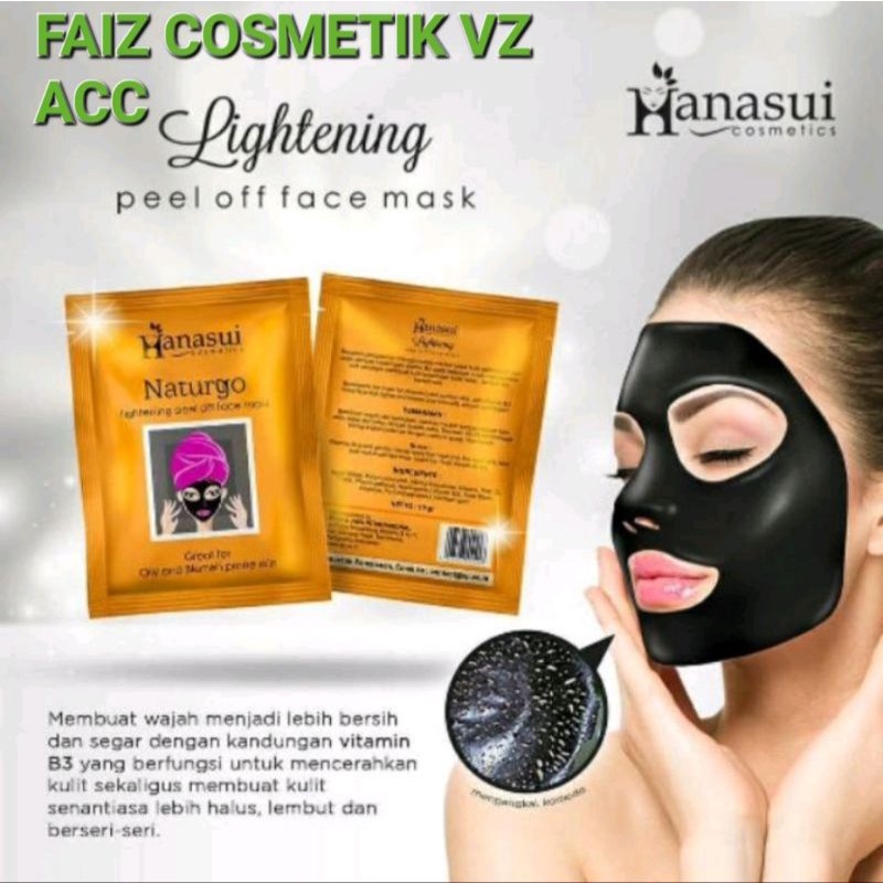 Hanasui Naturgo Mask/Masker Wajah 100% Original/BPOM