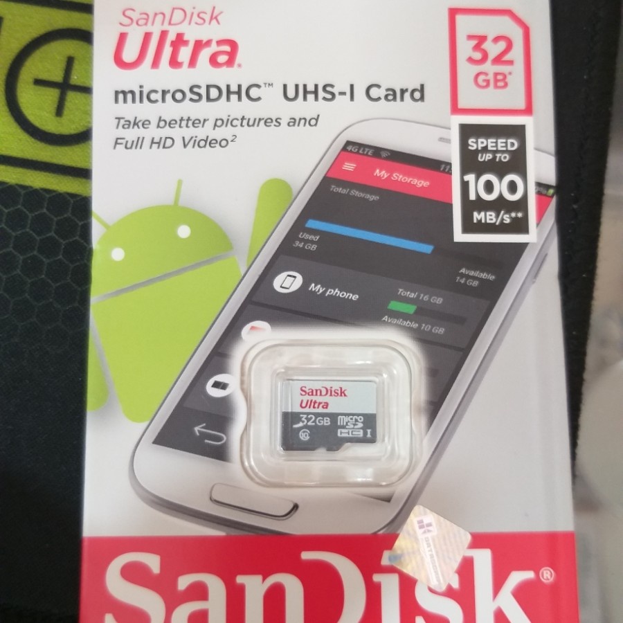 Sandisk Ultra Micro SD 32GB 100MB/s Class 10 ORIGINAL