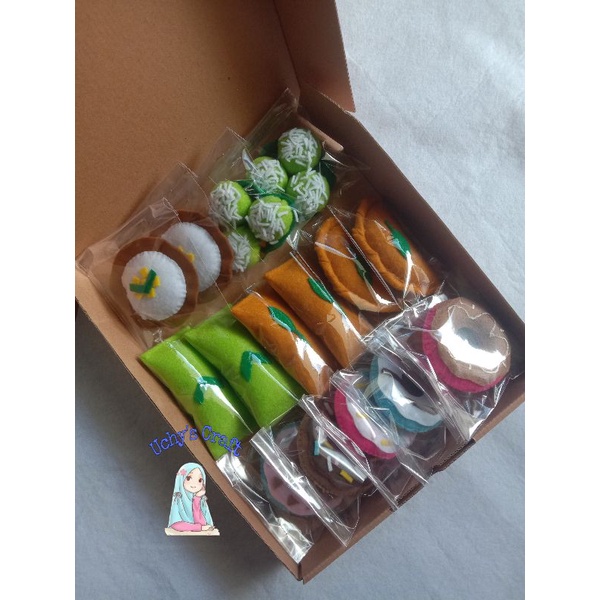 Replika jajanan pasar flanel