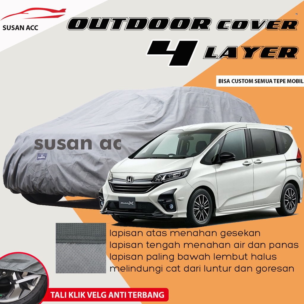 Mobil FREED Body Cover Mobil PREMIUM Extra Outdoor Honda freed Sarung Mobil Fredd anti air pelindung Mobil selimut Mobil Mantel Mobil freed Mobilio HRV CRV BRV lama New brv BRV 2022 HRV 2022 CRV 2022 Brio Brio rs Brio satya Brio lama Jazz jazz lama agya