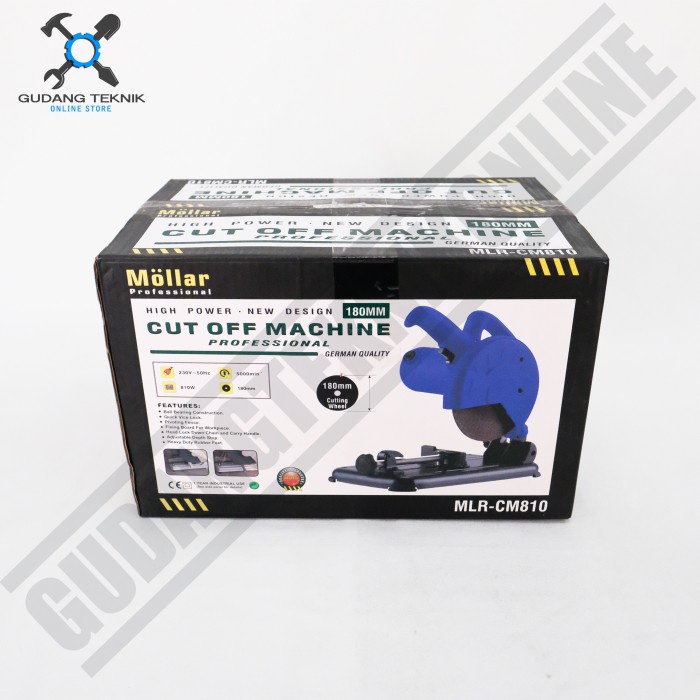 MESIN CUT OFF CM810 SH99 MOLLAR X MAILTANK Potong Besi Circle Listrik 7&quot; / Mesin Potong Pemotong Besi Aluminium Baja Ringan 7 Inch CM 810 MOLLAR X SH99 MAILTANK