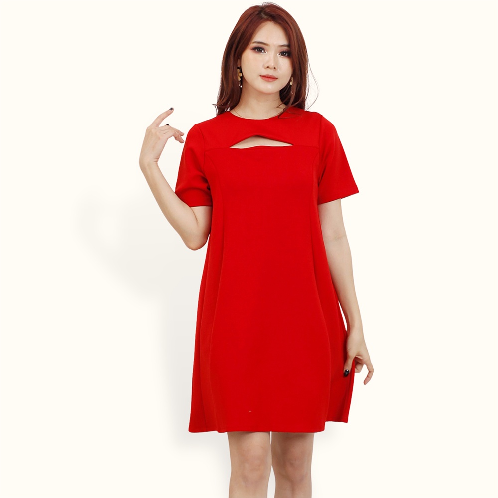 Mini Dress sexy Lengan pendek Gaya korea model terbaru - XSHOP Nesta