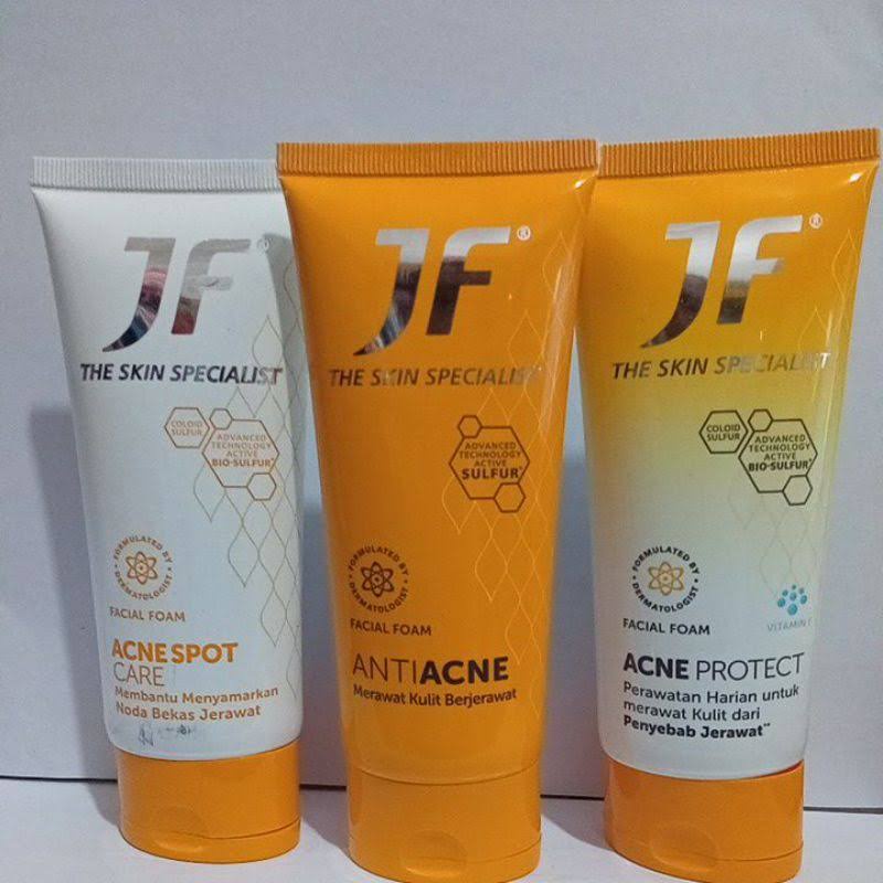 [ORIGINAL] JF Facial Foam 70 Gr ANTI ACNE, ACNE PROTEC