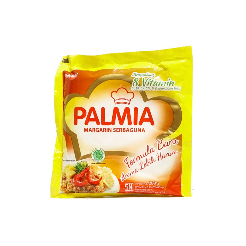 

PALMIA MARGARINE SACHET 200GR /PCS