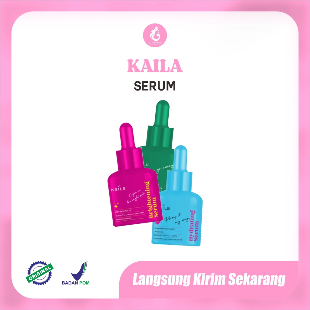 Kaila Serum | Acne go Away| Plump it my Way| C-You on the bright side| 20ml