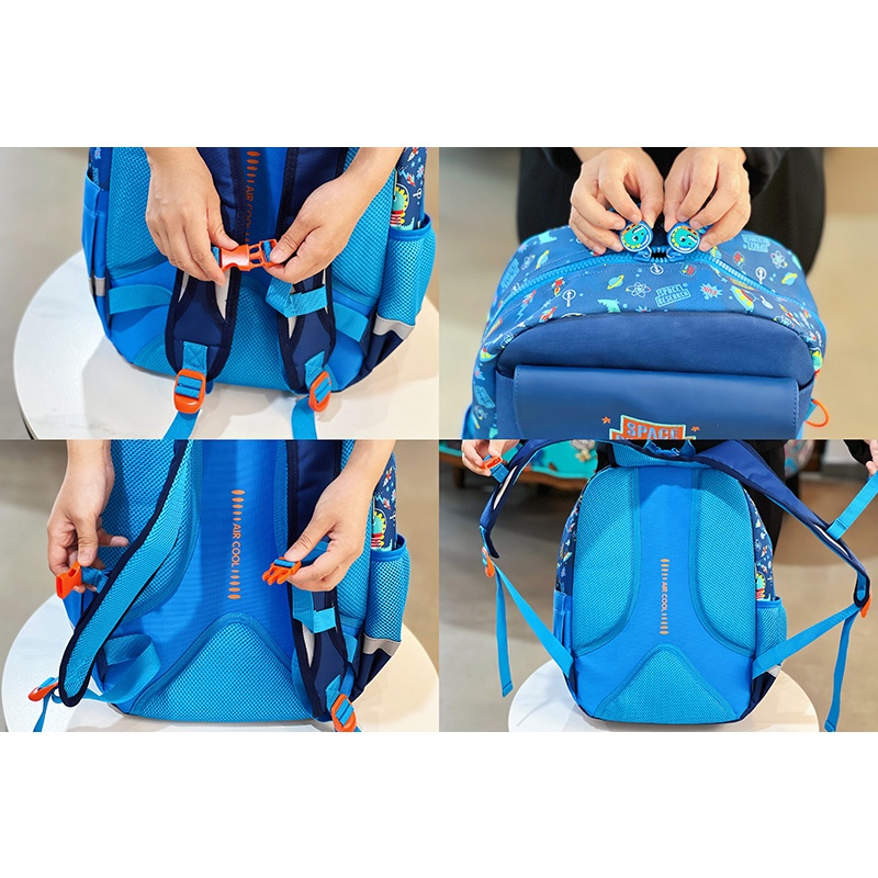 VEST TAS RANSEL ANAK BESAR UNTUK SD DINO/UNICORN/MERMAID U2065