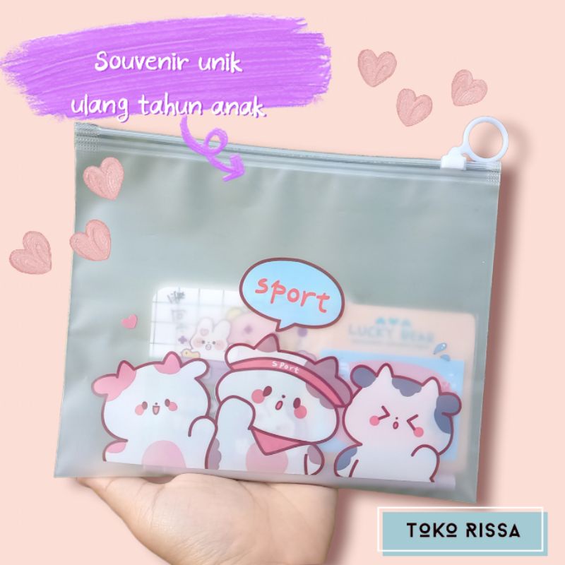 Souvenir unik ulang tahun anak / pouch souvenir anak / souvenir ultah