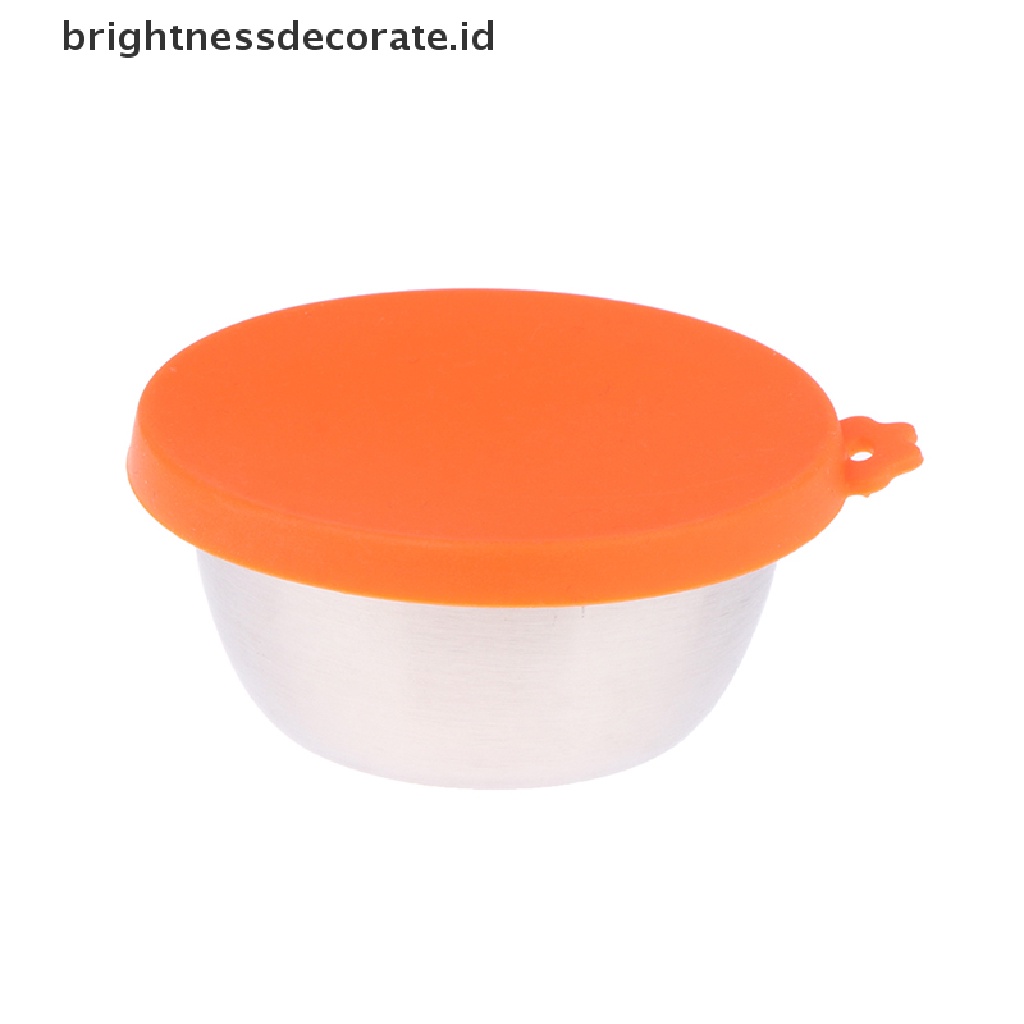 [Birth] 50ml Dipping Sauce Cup w/Tutup Wadah Bumbu Salad Lunch Piknik Kotak Travel [ID]