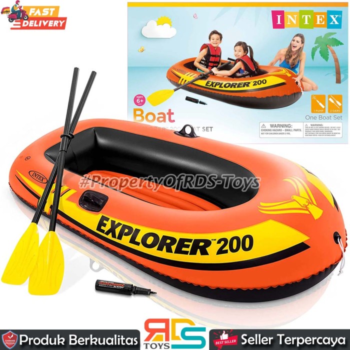 Fer Intex 58331 Perahu Karet Explorer 200 Anak & Dewasa / Perahu Anak