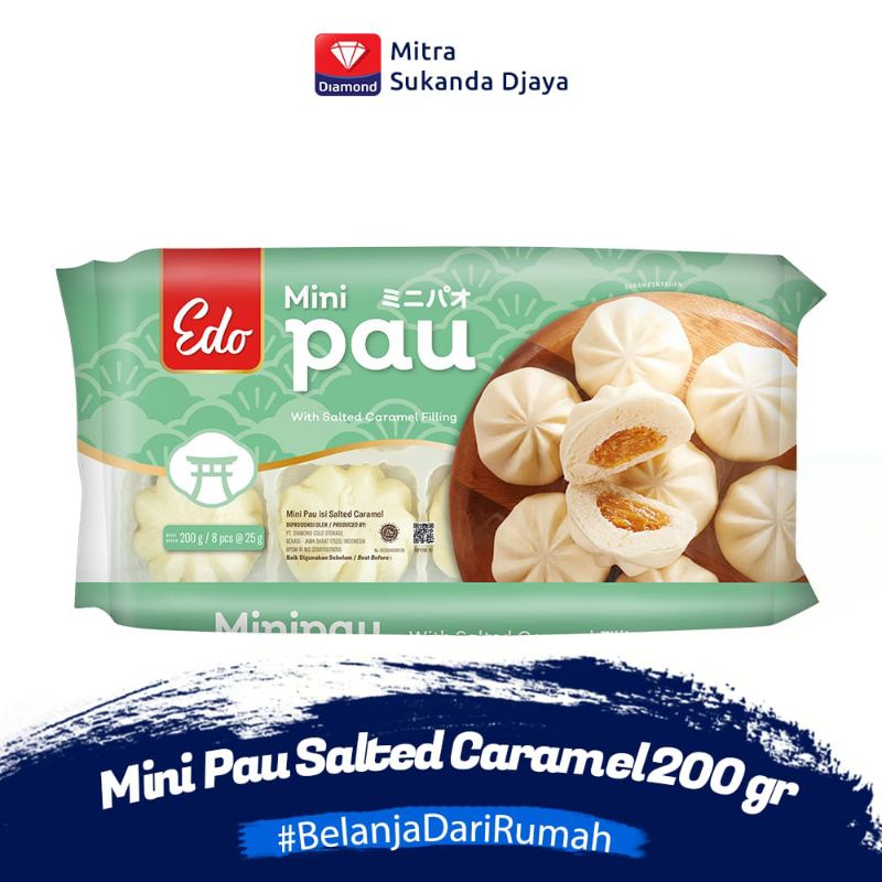 

EDO MINI PAU SALTED CARAMEL / salted caramel filling