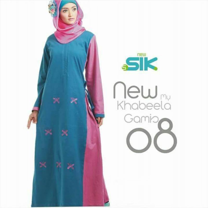 OBRAL Gamis kaos Sik Clothing GMk 07 Hijau, 08 Turkis Tua, 09 Silver Tua, 10 Tosca, 11 Hijau, 12 Kun