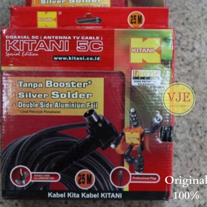 KITANI Kabel Antena Kitani 25 M Kabel TV Kitani 25 Meter ORIGINAL