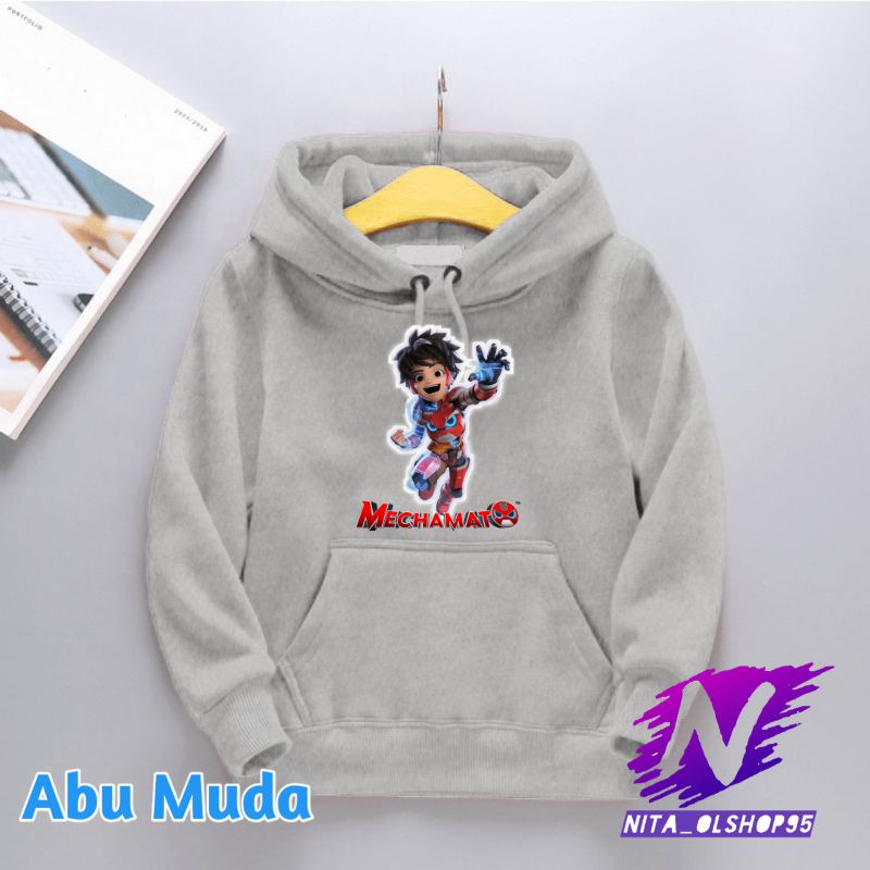 sweater hoodie anak mechamato mecha mato mecamato