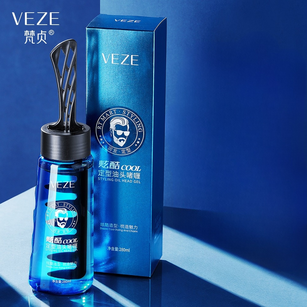 LM-FZ95119 Veze Minyak Rambut Pria Styling Oil Head Gel 280ml