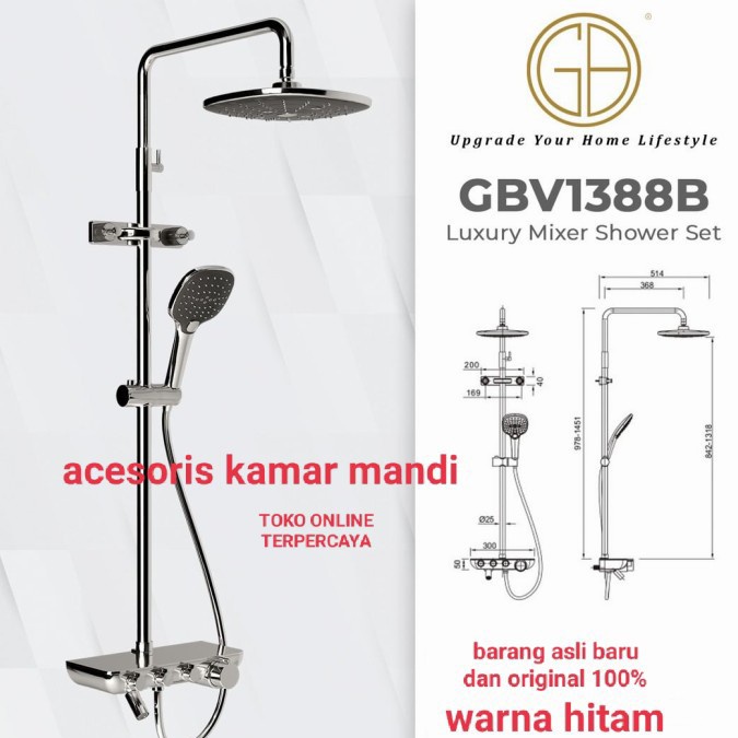 Mandi Sower Black Germany Brilliant Gbv 1388B/Gbv1388B /Gbv1388 B /Gbv1388 B