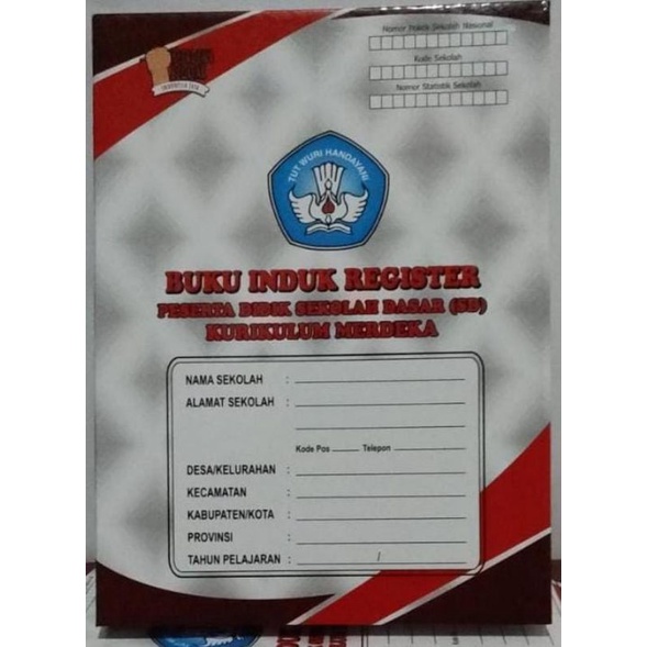 

BUKU INDUK REGISTER PESERTA DIDIK SD KURIKULUM MERDEKA